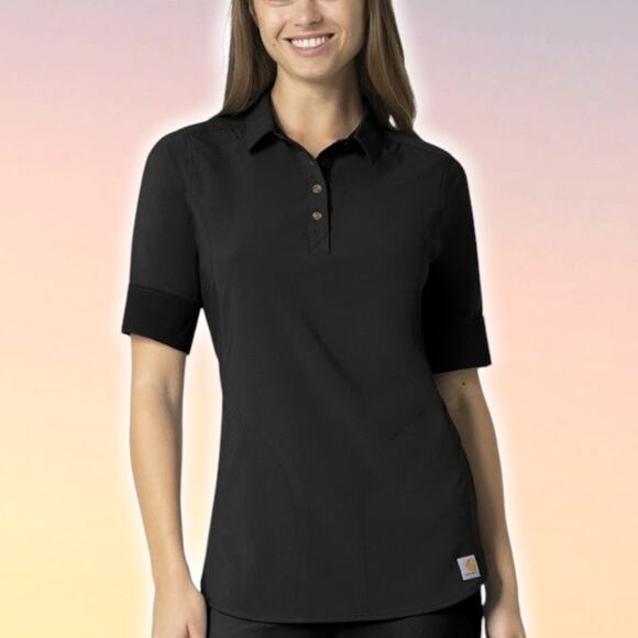 Carhartt Tops - CARHARTT Force Cross-Flex Women's Modern Fit Convertible Sleeve Top Sz Medium